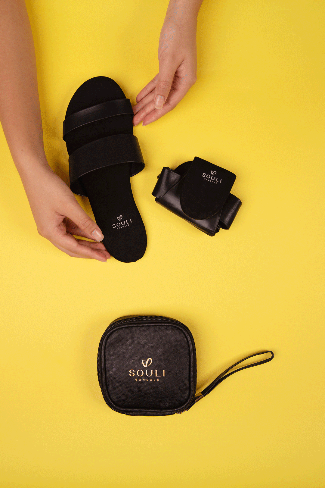 Souli Slides With Case & Thin Sole Souli