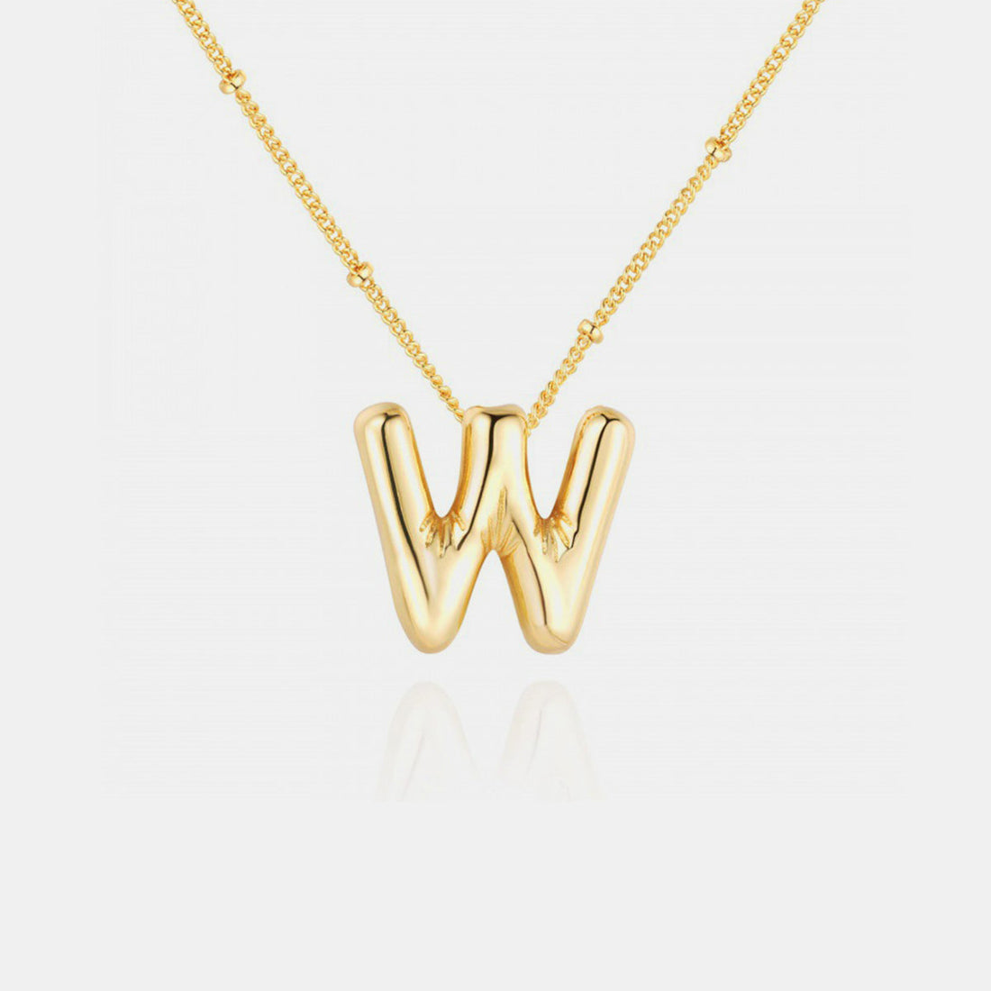 18K Gold Letter Pendant Necklace Mason & Madison Co. Jewelry
