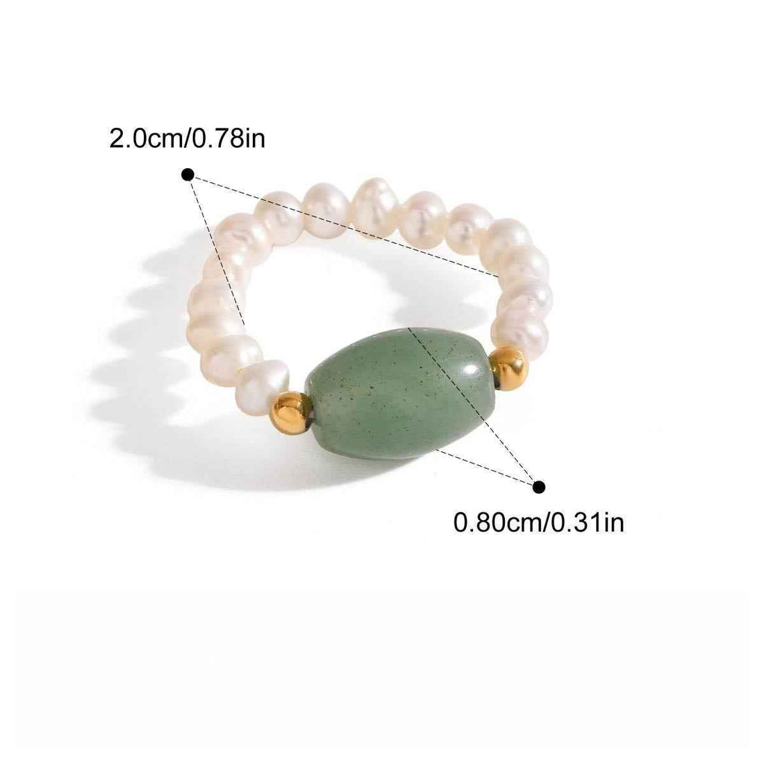 Freshwater pearl ring