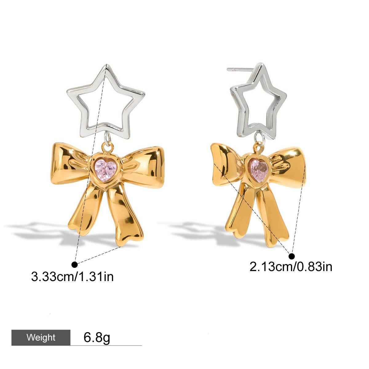 18K Goldfish Shape Design Exquisite Fashion Necklace Earrings Set