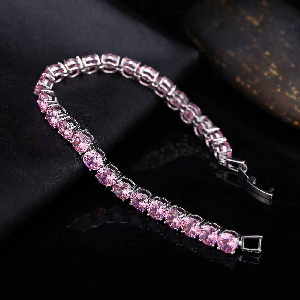 S925 Sterling Silver Lightweight Luxury Zircon Bracelet