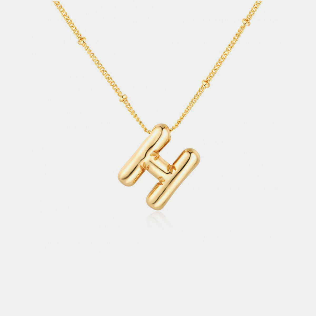 18K Gold Letter Pendant Necklace Mason & Madison Co. Jewelry