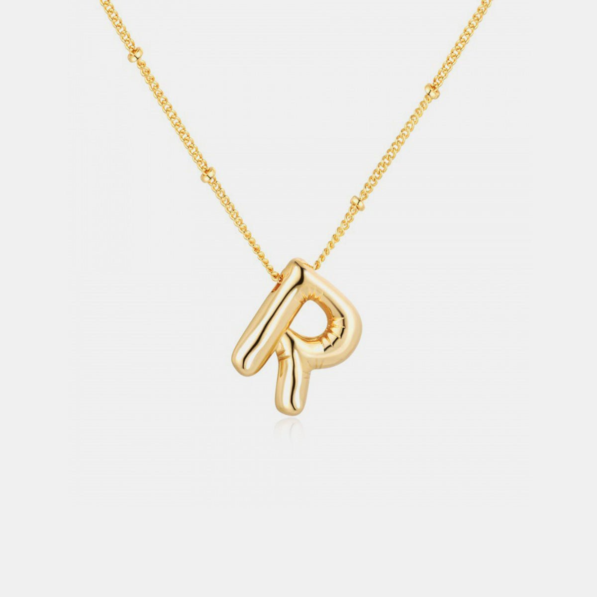 18K Gold Letter Pendant Necklace Mason & Madison Co. Jewelry