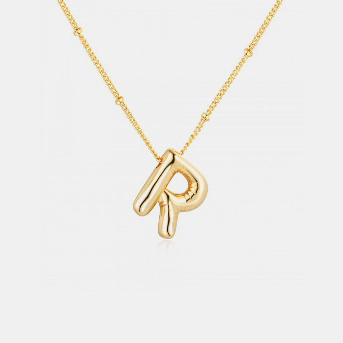 18K Gold Letter Pendant Necklace Mason & Madison Co. Jewelry