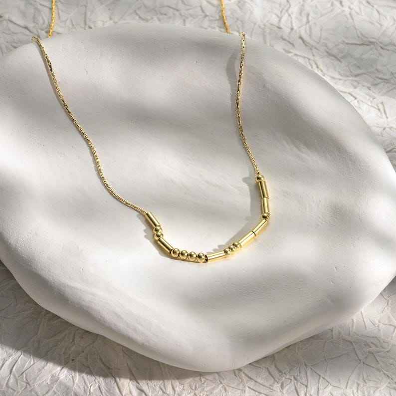 Morse Code Custom Name Necklace