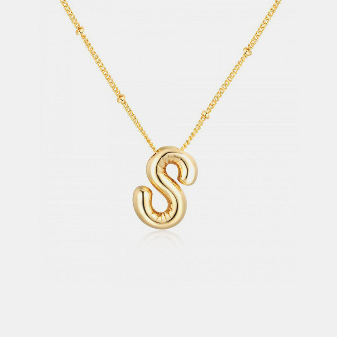 18K Gold Letter Pendant Necklace Mason & Madison Co. Jewelry