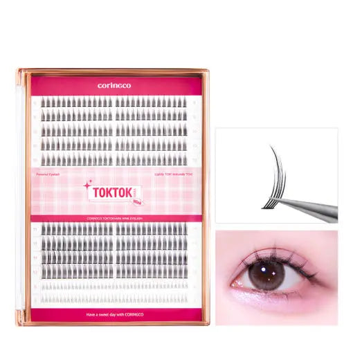 CORINGCO Toktok-Hara Wink Fake Eyelashes 292pcs (Mix Set) - Atelievuè