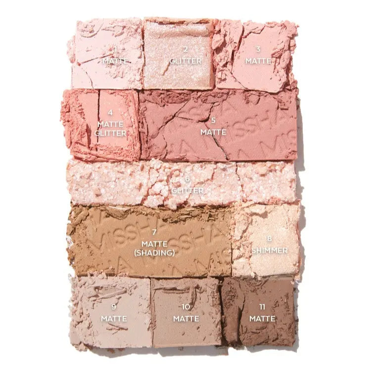 MISSHA Mood Moment Palette 12.5g #Rosy Rooftop - Atelievuè