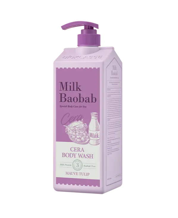 BIOKLASSE Milk Baobab Cera Body Wash 1200ml #Mauve Tulip - Atelievuè