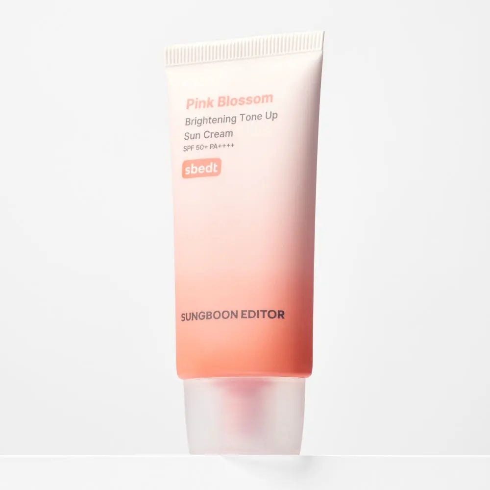 SUNGBOON EDITOR Pink Blossom Brightening Tone Up Sun Cream SPF 50+ PA+++ 50ml - Atelievuè
