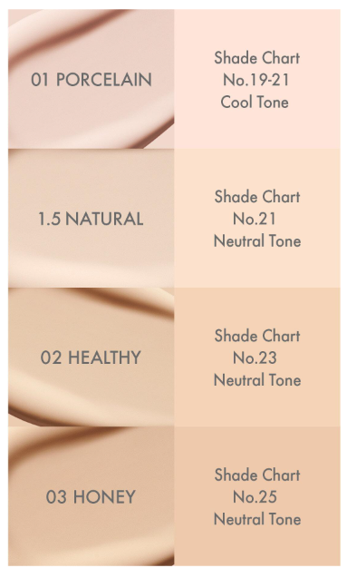 AMUSE Ceramic Skin Perfector Cushion SPF40 PA++ Set 15g + 15g(Refill) (4 Colors) - Atelievuè
