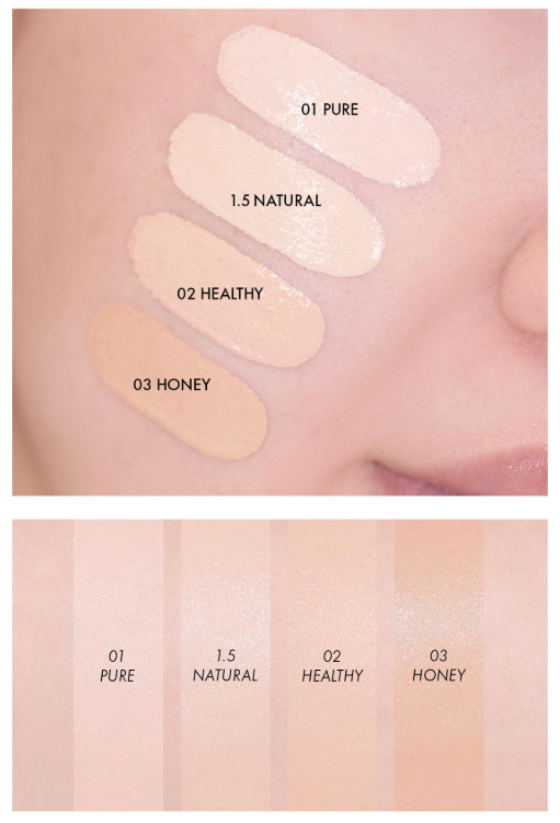AMUSE Dew Wear Foundation 35ml SPF50+ PA++++ (4 Colors) - Atelievuè