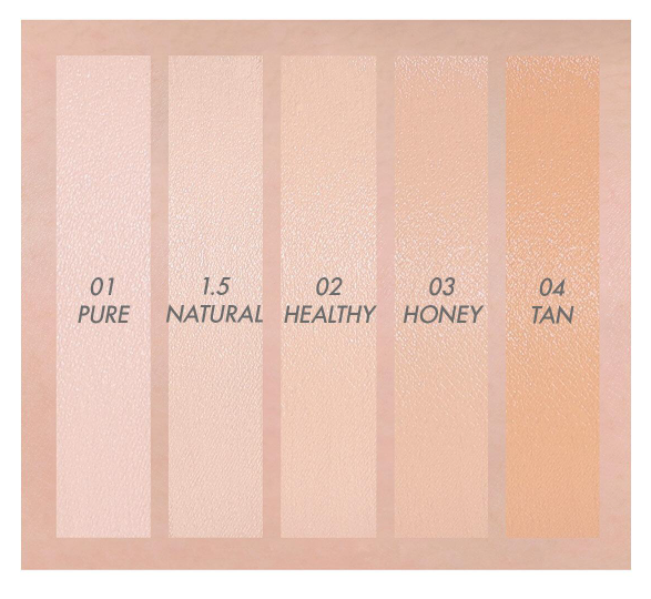 AMUSE Dew Power Vegan Cushion SPF 50+ PA++++ 15g [Refill] (4 Colors) - Atelievuè