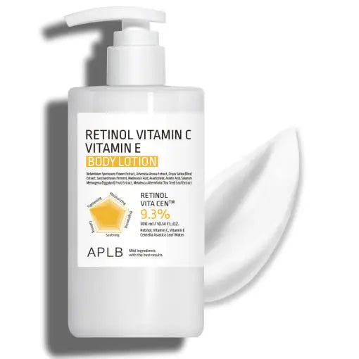 APLB Retinol Vitamin C Vitamin E Body Lotion 300ml - Atelievuè