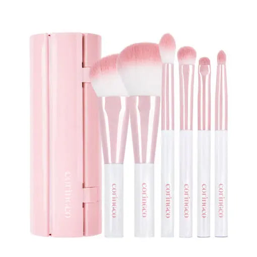 CORINGCO Pink Roll Brush Set 6P - Atelievuè