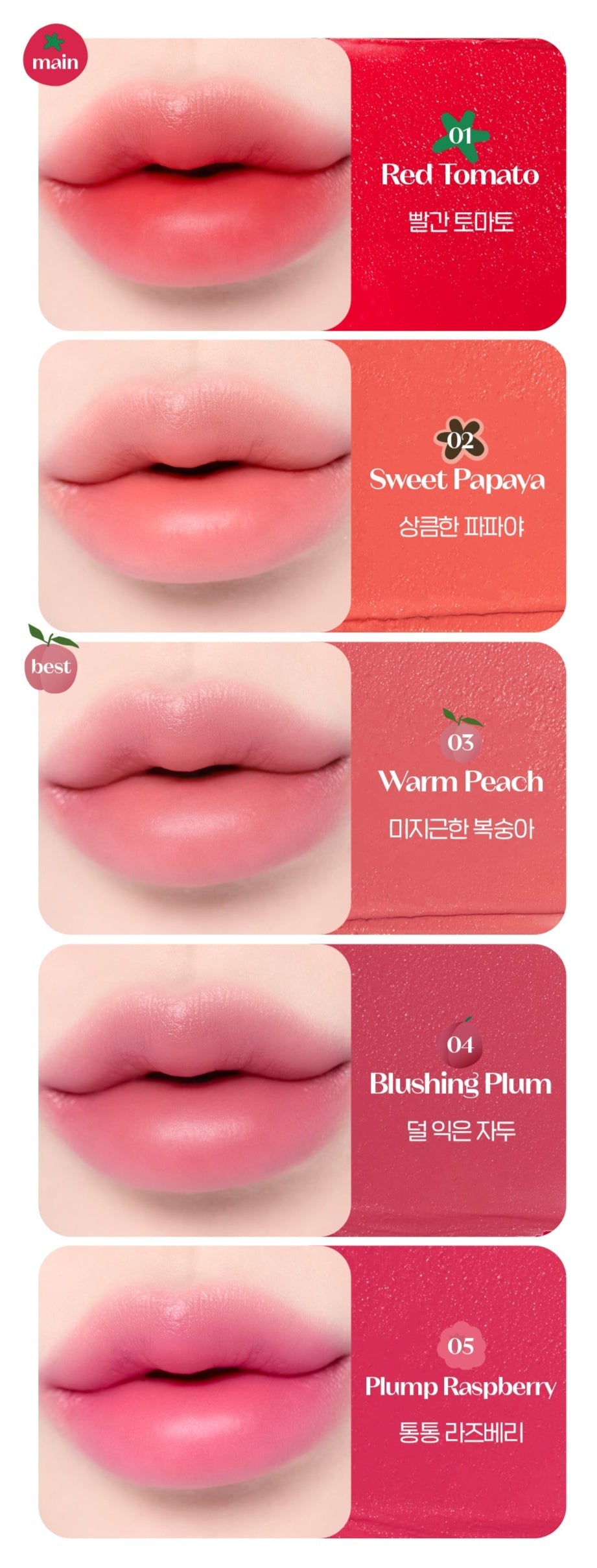 ETUDE Fruity Lip & Cheek Blur Balm 2.3g - Atelievuè