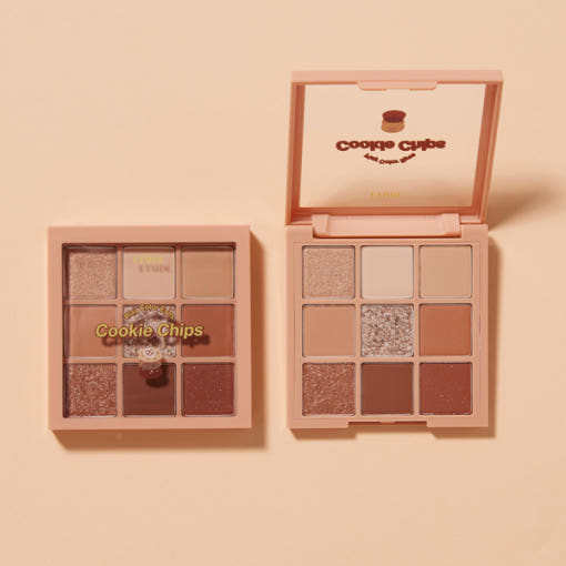 ETUDE Play Color Eyes 9-Color 7.2g #Cookie Chips - Atelievuè