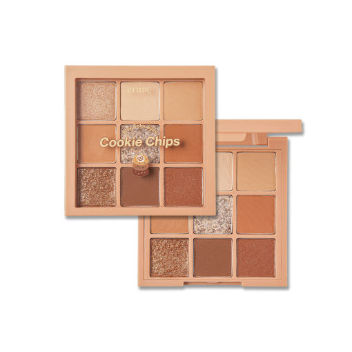 ETUDE Play Color Eyes 9-Color 7.2g #Cookie Chips - Atelievuè