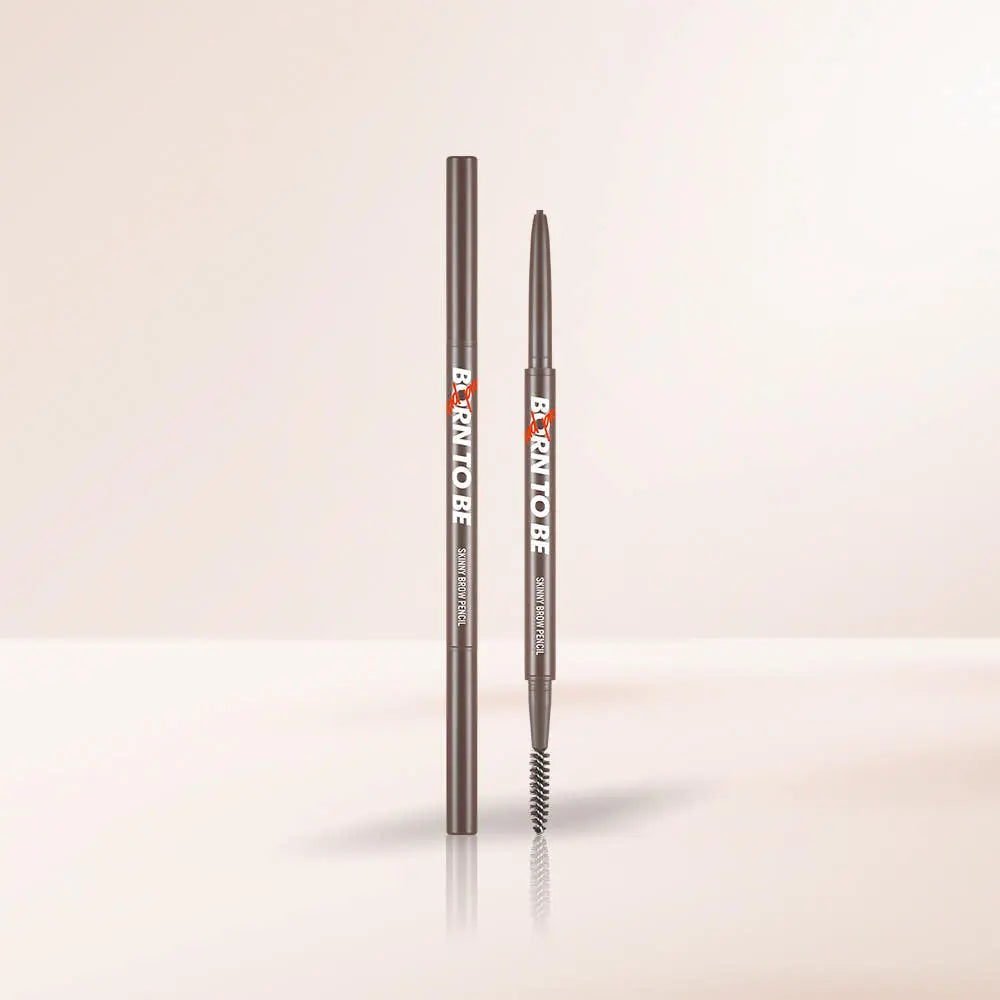 A'pieu Born To Be Madproof Skinny Brow Pencil #01 Dark Brown - Atelievuè