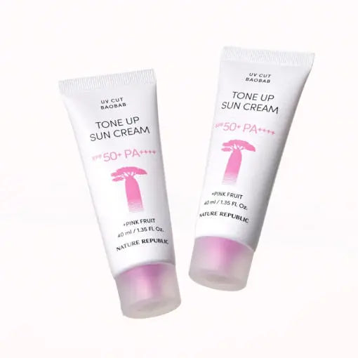 [NATURE REPUBLIC] UV CUT BAOBAB Tone Up Sun Cream SPF50+ PA++++ 40ml+40ml - Atelievuè