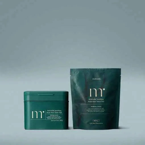 molvany Artichoke Soothing Acne Pore Toner Pad 70ea+70ea(Refill) Set - Atelievuè