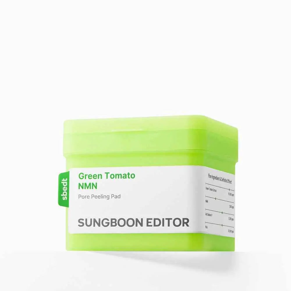 SUNGBOON EDITOR Green Tomato Pore Peeling Pad 170ml/60ea - Atelievuè