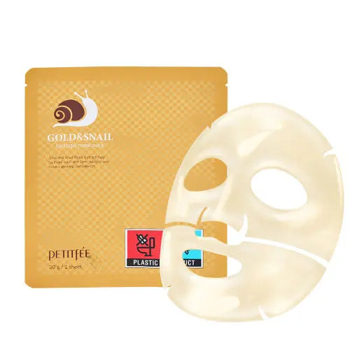 PETITFEE GOLD & SNAIL Hydrogel Mask Pack 30g X 5ea - Atelievuè