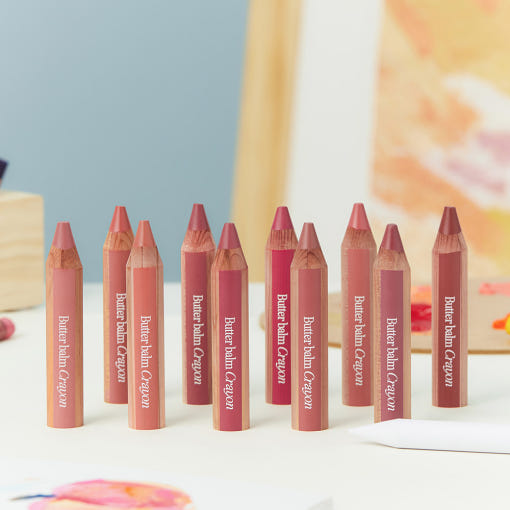 CLIO Butter Balm Crayon + Sharpener Set 3.9g (9colors) - Atelievuè
