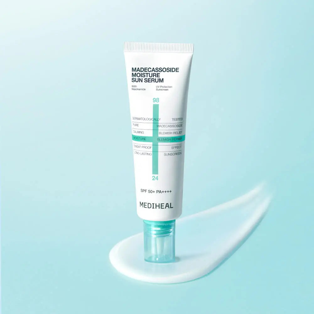 MEDIHEAL Madecassoside Moisture Sun Serum SPF50+ PA++++ 50ml - Atelievuè