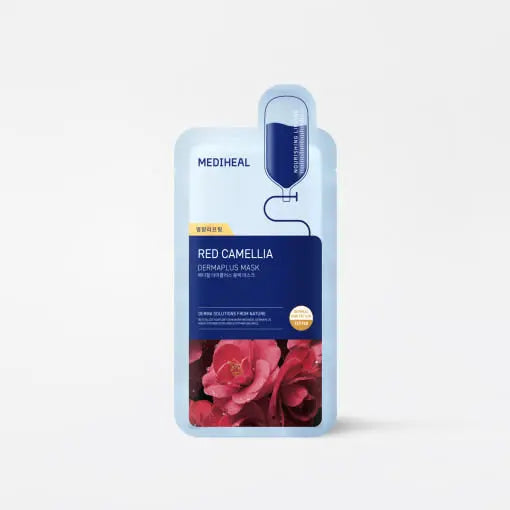 MEDIHEAL Dermaplus Mask 22ml X 10ea #Red Camellia - Atelievuè