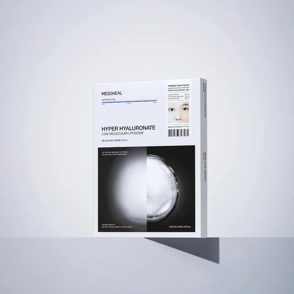 MEDIHEAL Hyper Hyaluronate Gel Mask 34g X 10ea - Atelievuè
