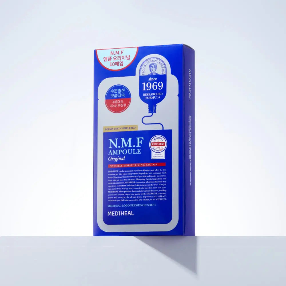 MEDIHEAL The N.M.F Ampoule Mask Original 27ml X 10ea - Atelievuè