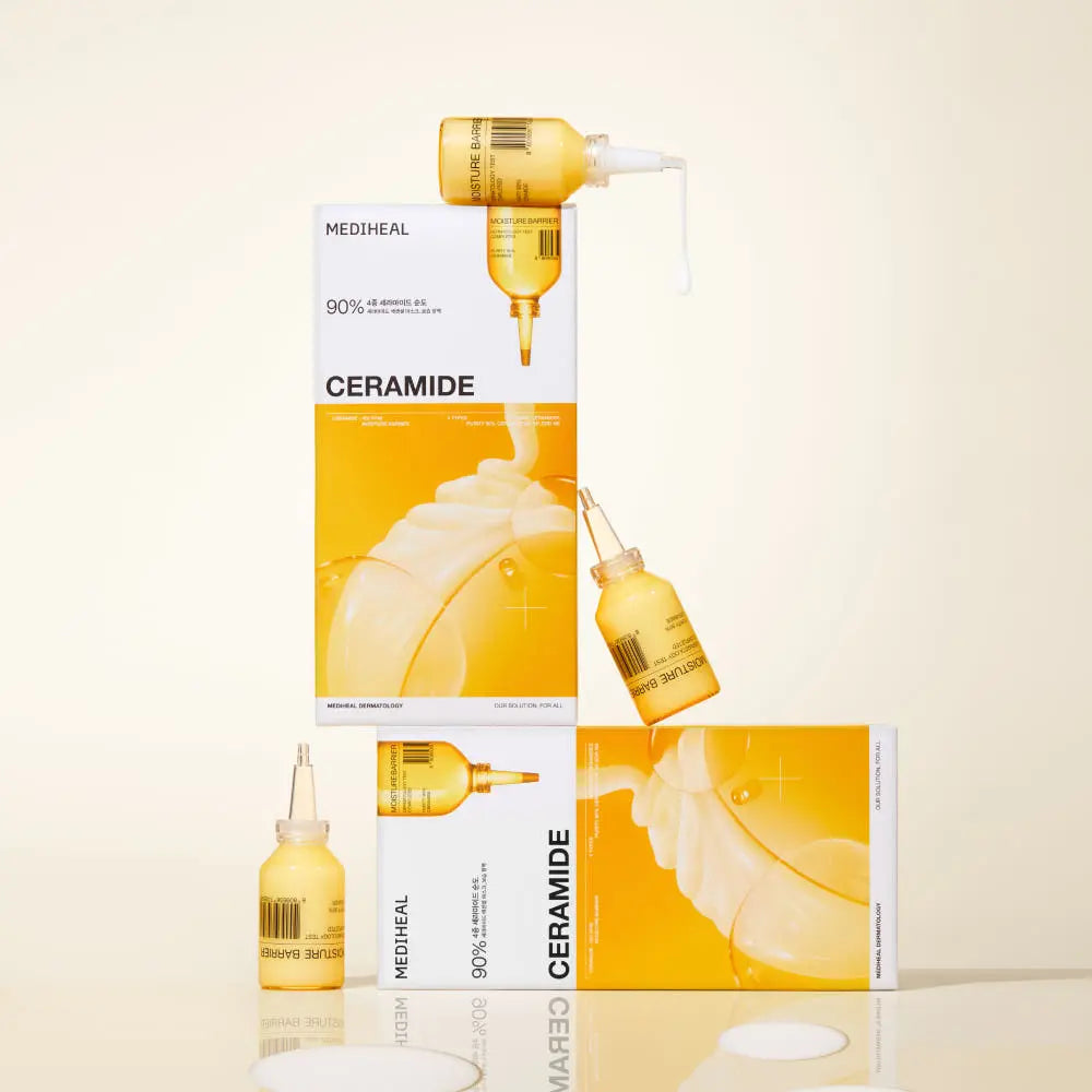 MEDIHEAL Ceramide Essential Mask Moisture Barrier 24ml X 10ea - Atelievuè
