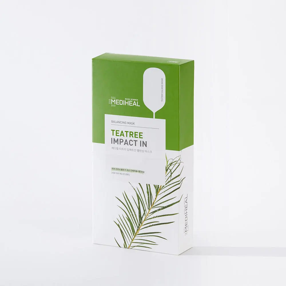MEDIHEAL Teatree Impact In Balancing Mask 24ml X 10ea - Atelievuè