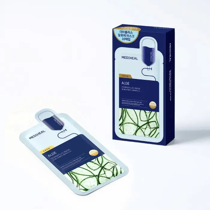 MEDIHEAL Dermaplus Aloe Mask 22ml X 10ea - Atelievuè